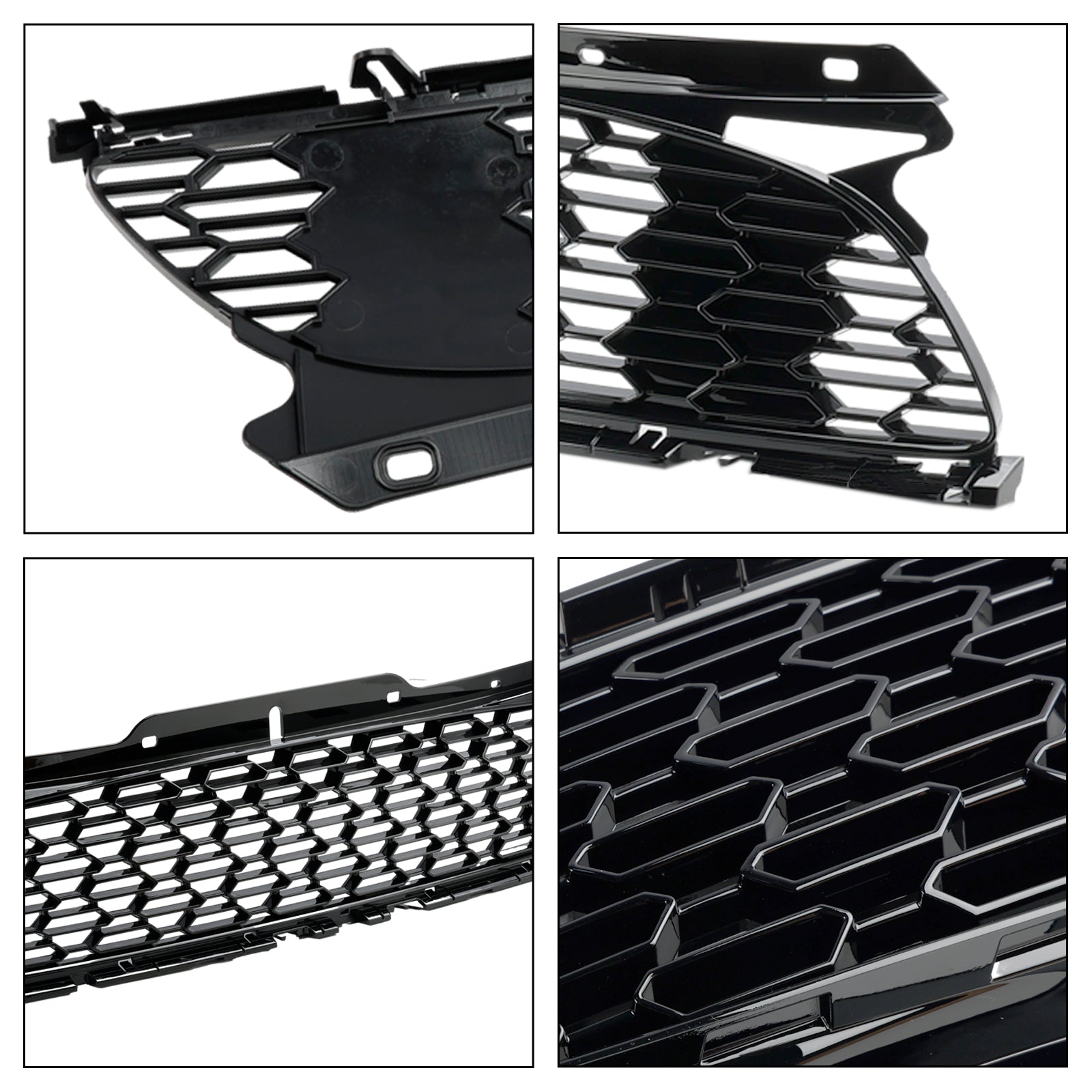 2012-2015 MINI R59 Cooper S & JCW 2-Door Roadster Gloss Black Front Bumper Grill Grille
