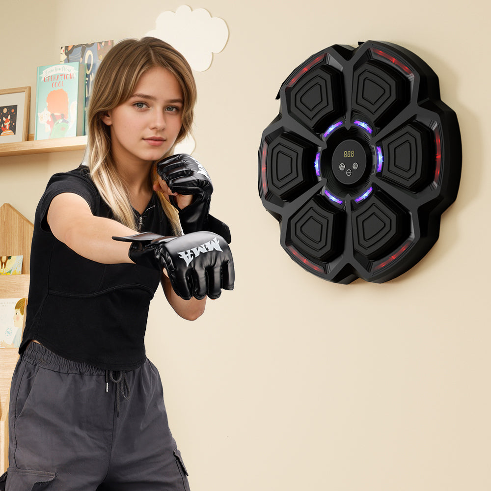Bluetooth Smart Boxing Machine for Adults & Kids – Wall-Mounted Reflex Training