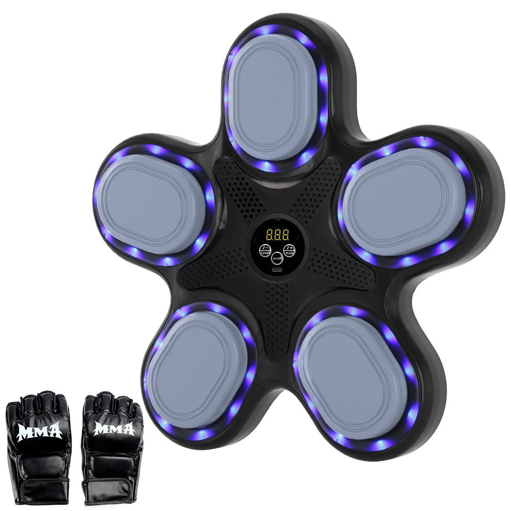 Music Boxing Machine with Boxing Gloves – Wall-Mounted Smart Boxing Trainer
