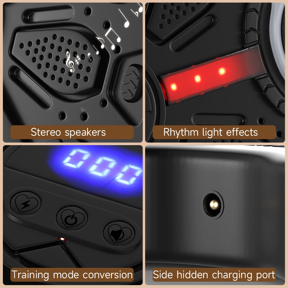 Music Boxing Machine for Kids – Wall-Mounted Bluetooth Smart Boxing Trainer with Workout Gloves
