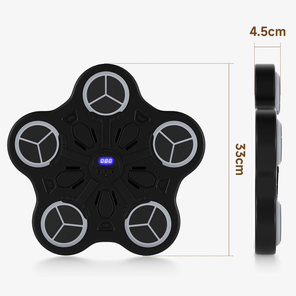 Music Boxing Machine for Kids – Wall-Mounted Bluetooth Smart Boxing Trainer with Workout Gloves