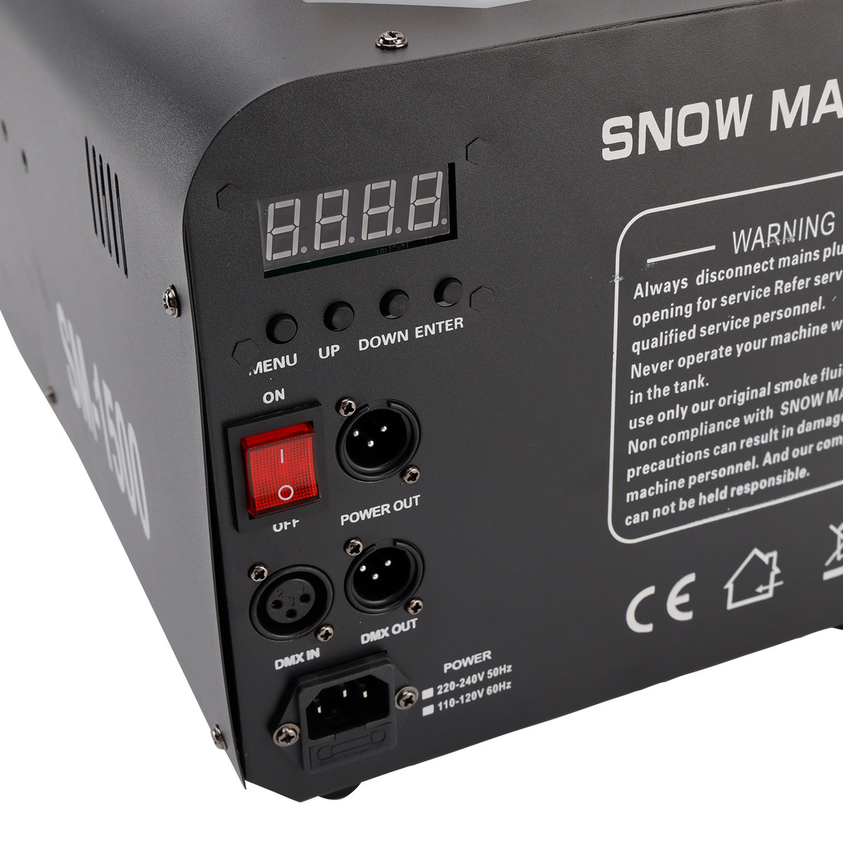 1500W Snow Machine with Wired Remote – Snowflake Maker for Christmas