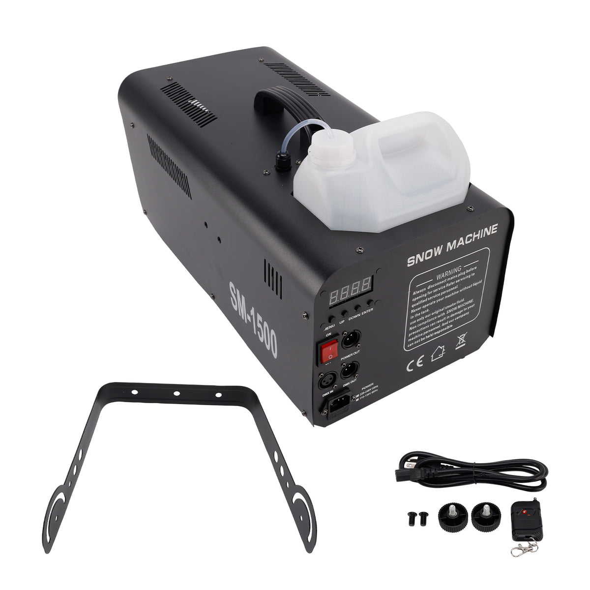 1500W Snow Machine with Wired Remote – Snowflake Maker for Christmas