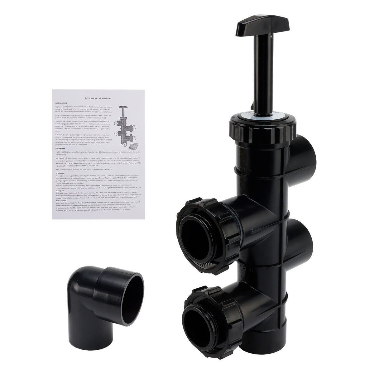 SP0410X502S 2" Slide Valve Assembly for Hayward Pro-Grid/Micro-Clear D.E.Filters