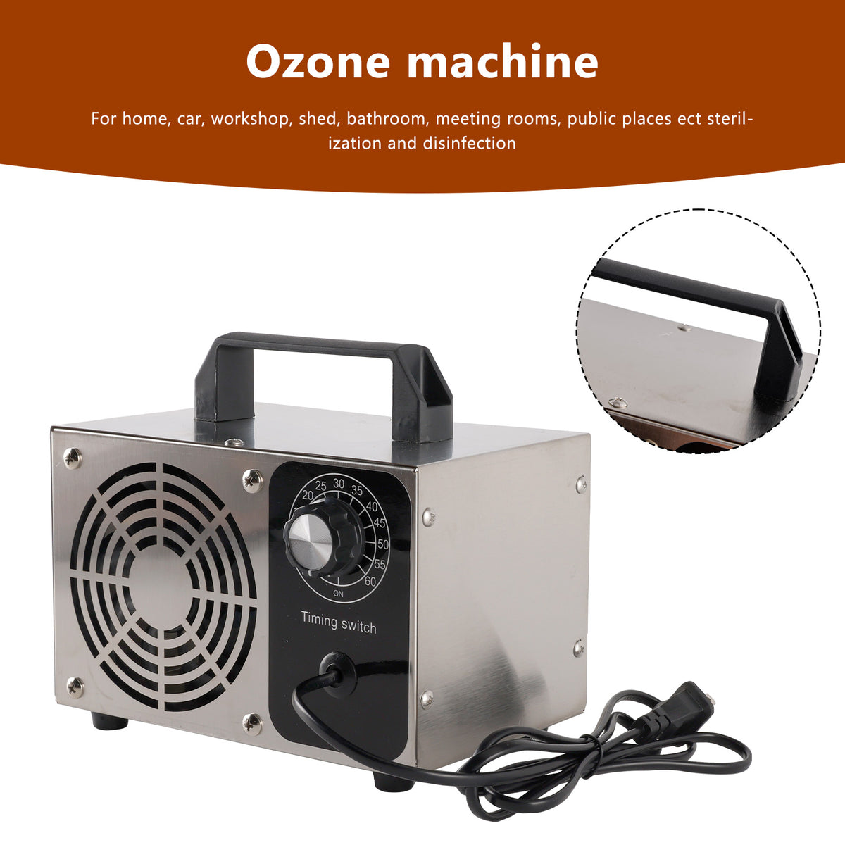 Ozone Generator Machine Pro Air Purifier Ionizer Ozonator 32g/h