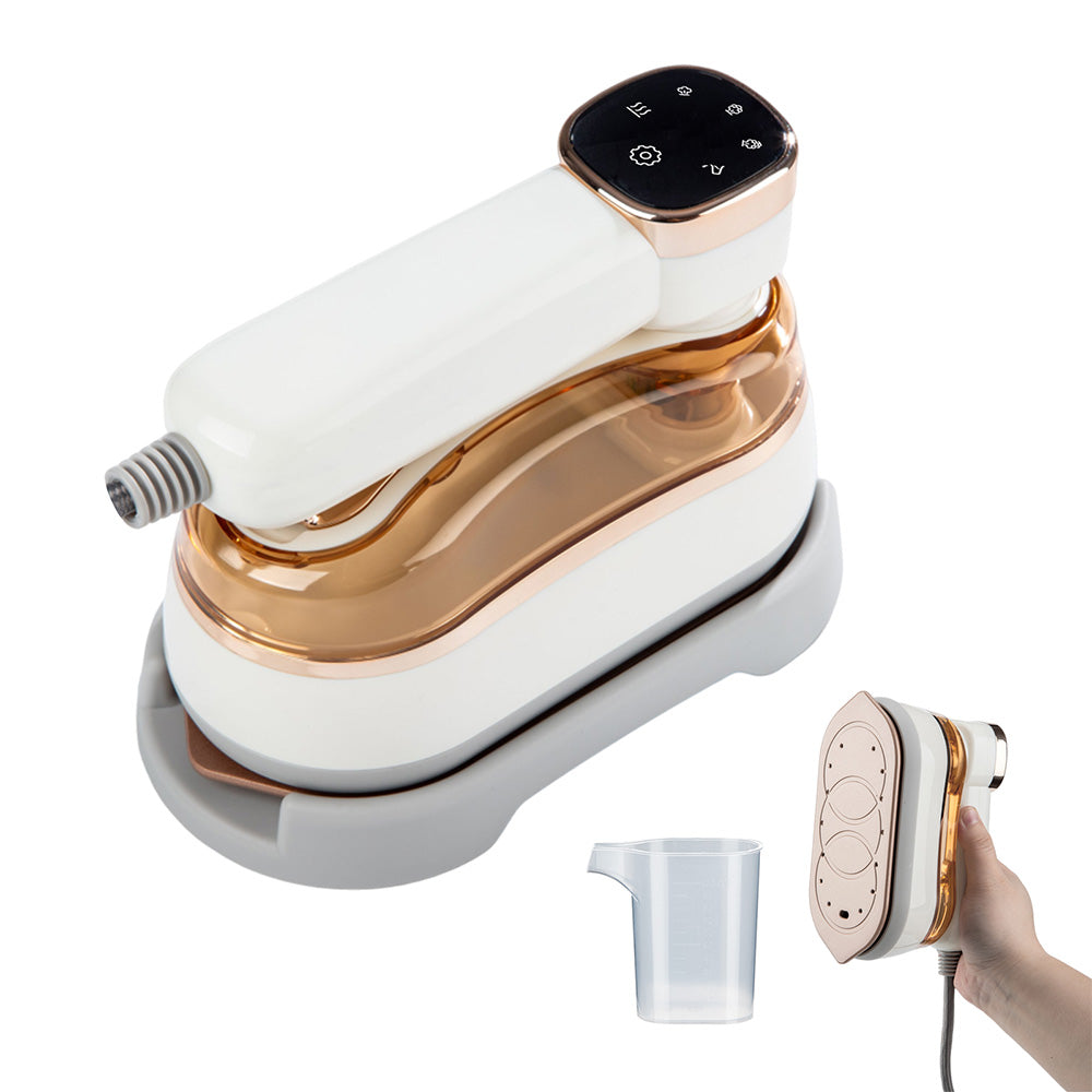 1200W Portable  LCD Steam Iron Machine Steamer Handheld Garment Clothes Ironing