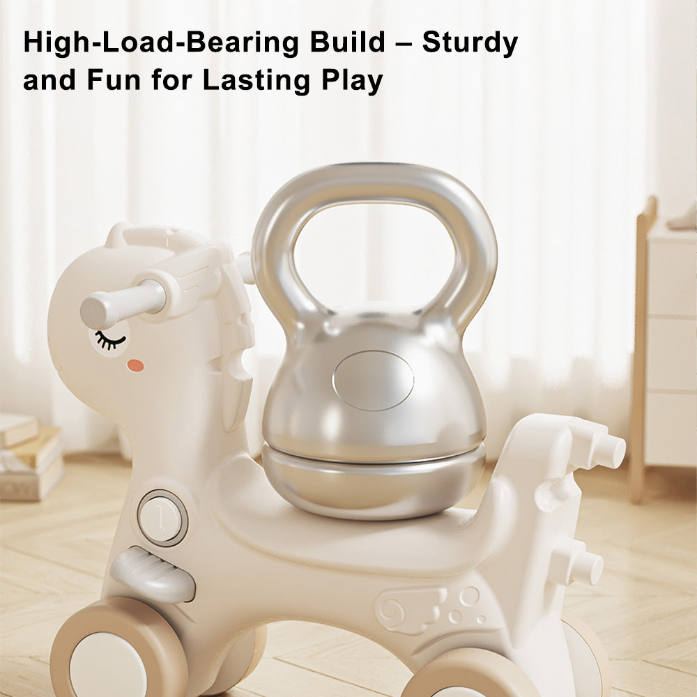 4-in-1 Baby Rocking Horse for Toddlers 1-3 Years – Ride-On Toy with Detachable Balance Board