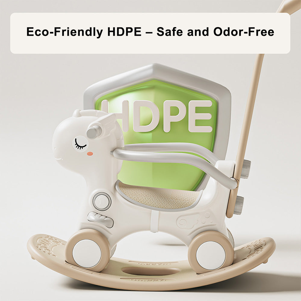4-in-1 Baby Rocking Horse for Toddlers 1-3 Years – Ride-On Toy with Detachable Balance Board