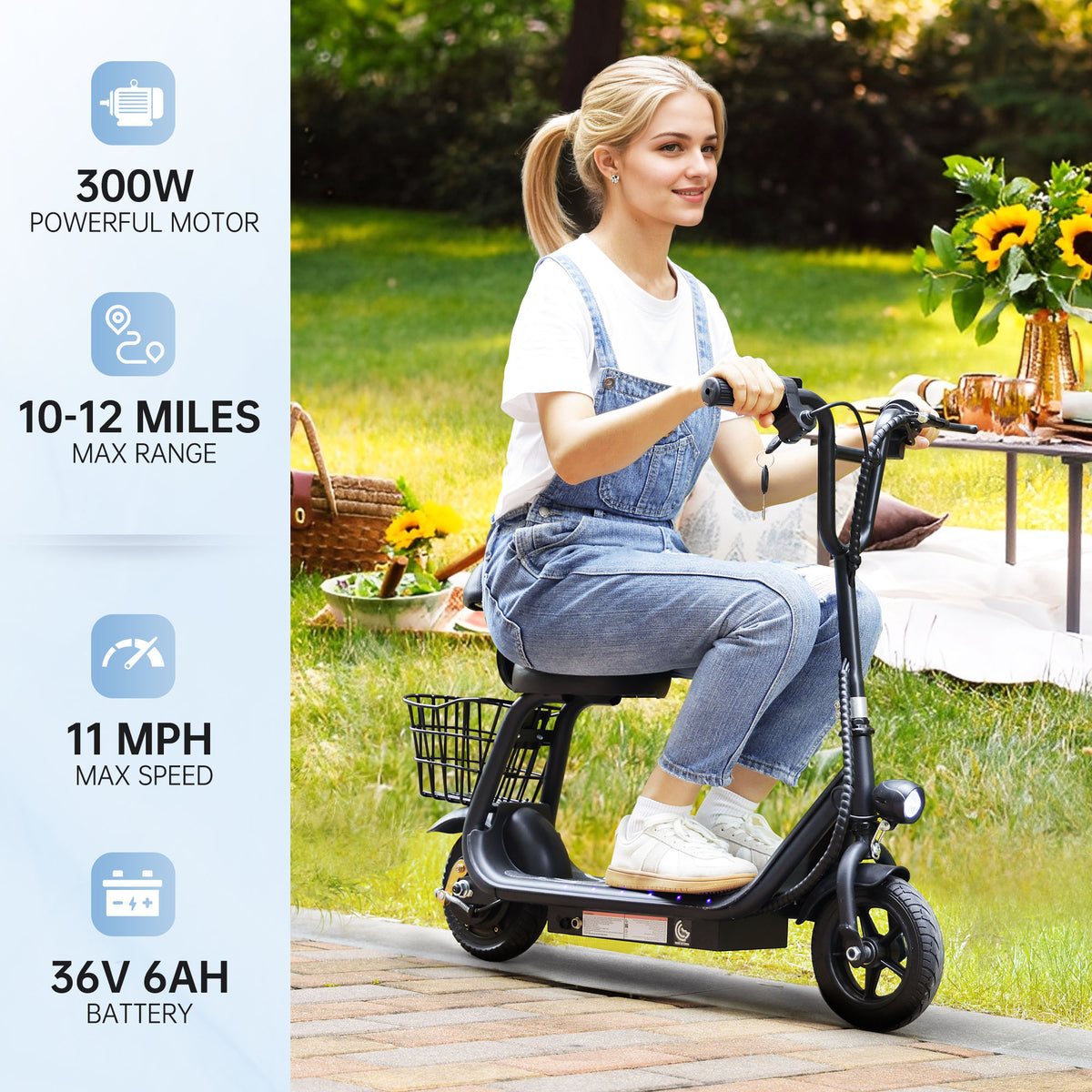 Electric Scooter for Kids Ages 4-10