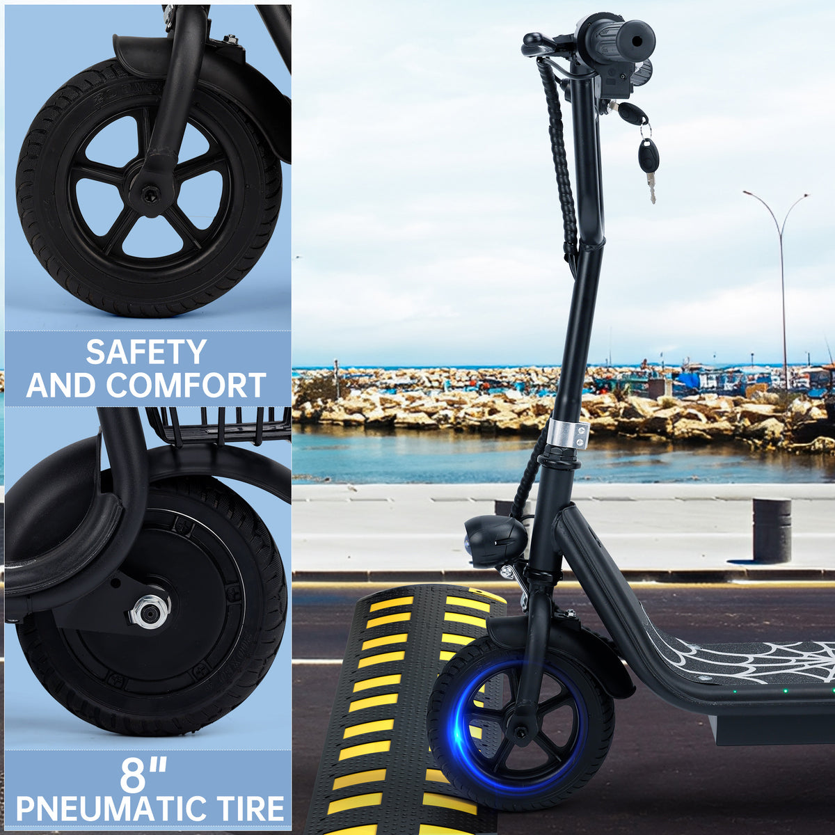 Electric Scooter for Kids Ages 4-10