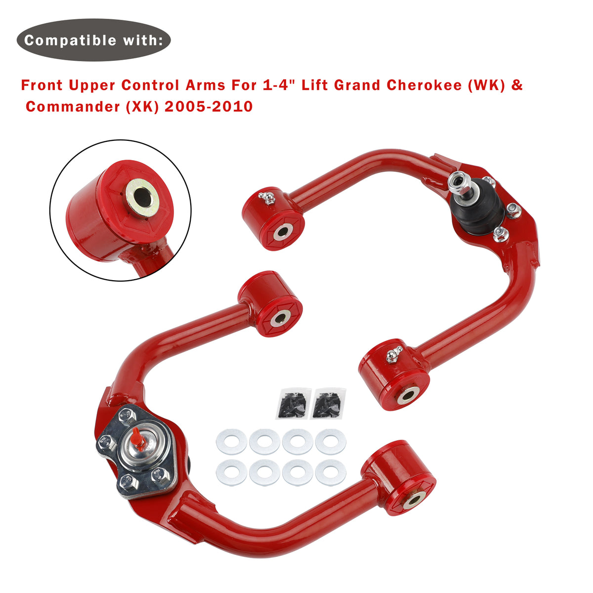 2005-2010 Jeep Commander (XK) 1-4" Lift Front Upper Control Arms 05GC-14F-1 Generic