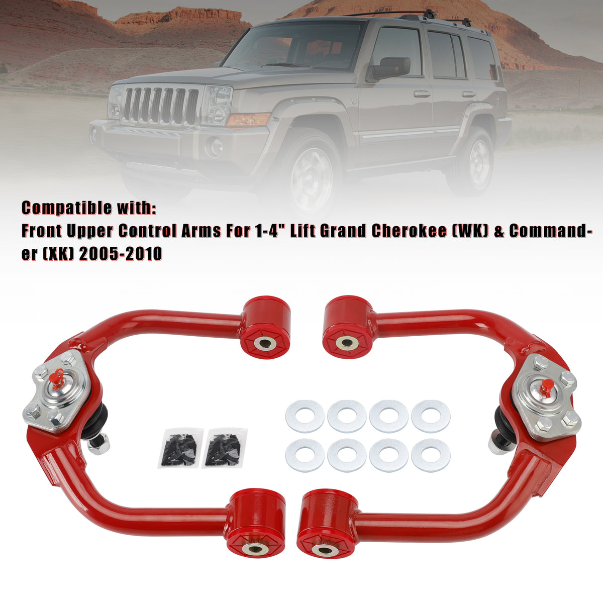 2005-2010 Jeep Commander (XK) 1-4" Lift Front Upper Control Arms 05GC-14F-1 Generic