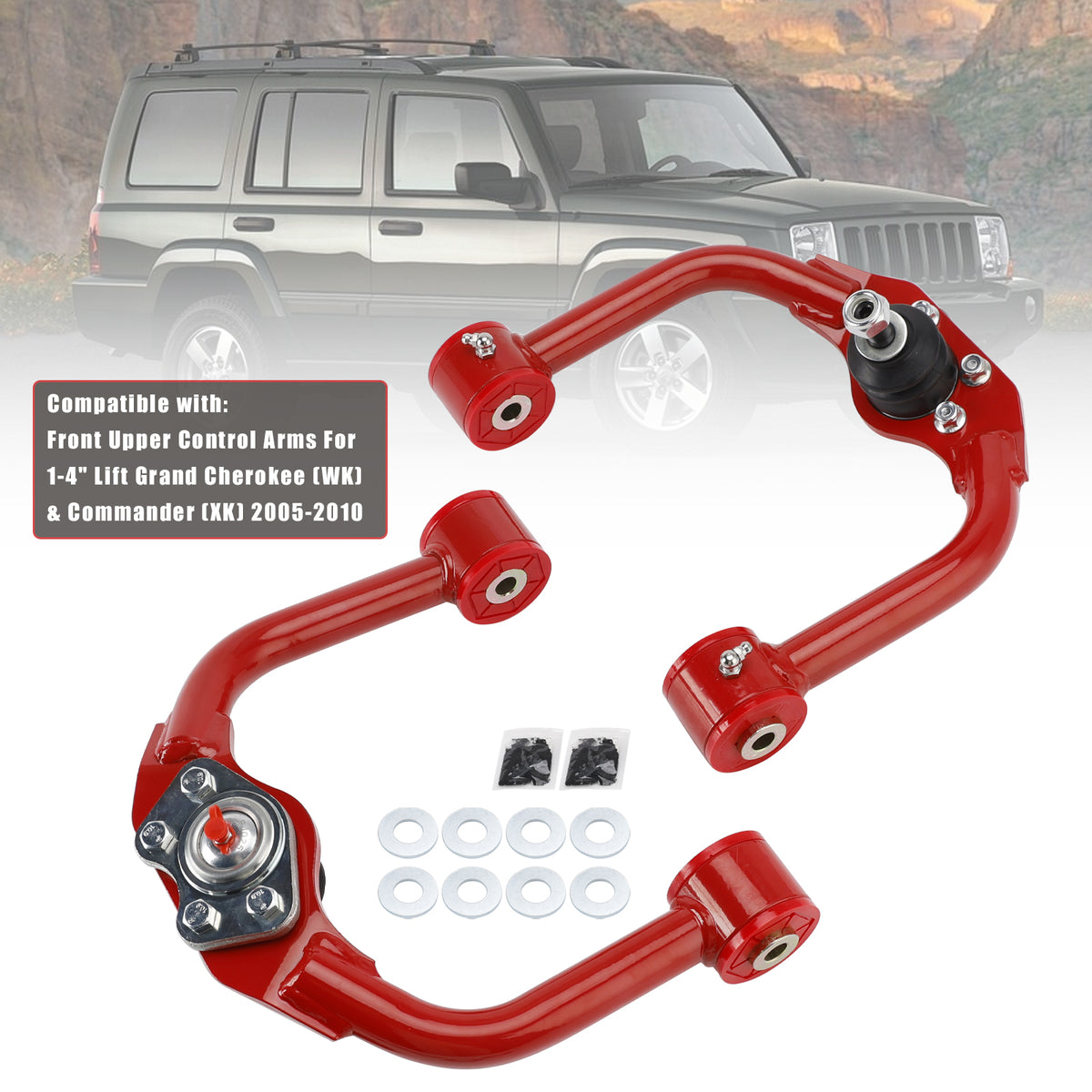 2005-2010 Jeep Commander (XK) 1-4" Lift Front Upper Control Arms 05GC-14F-1 Generic