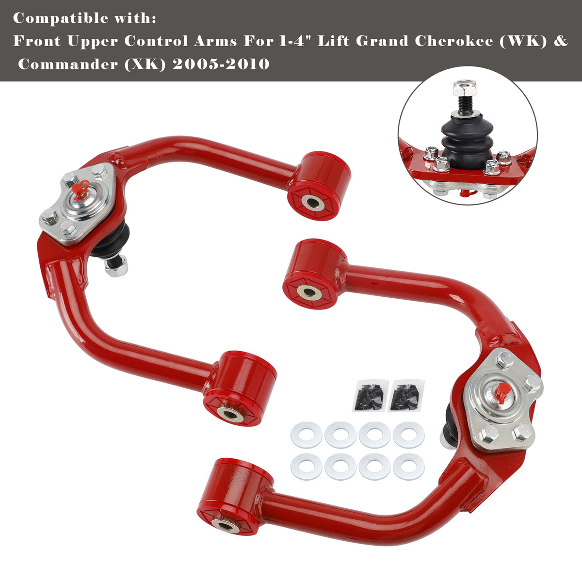 2005-2010 Jeep Commander (XK) 1-4" Lift Front Upper Control Arms 05GC-14F-1 Generic