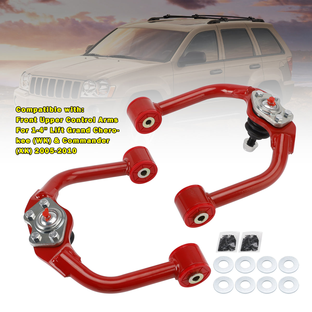 2005-2010 Jeep Commander (XK) 1-4" Lift Front Upper Control Arms 05GC-14F-1 Generic