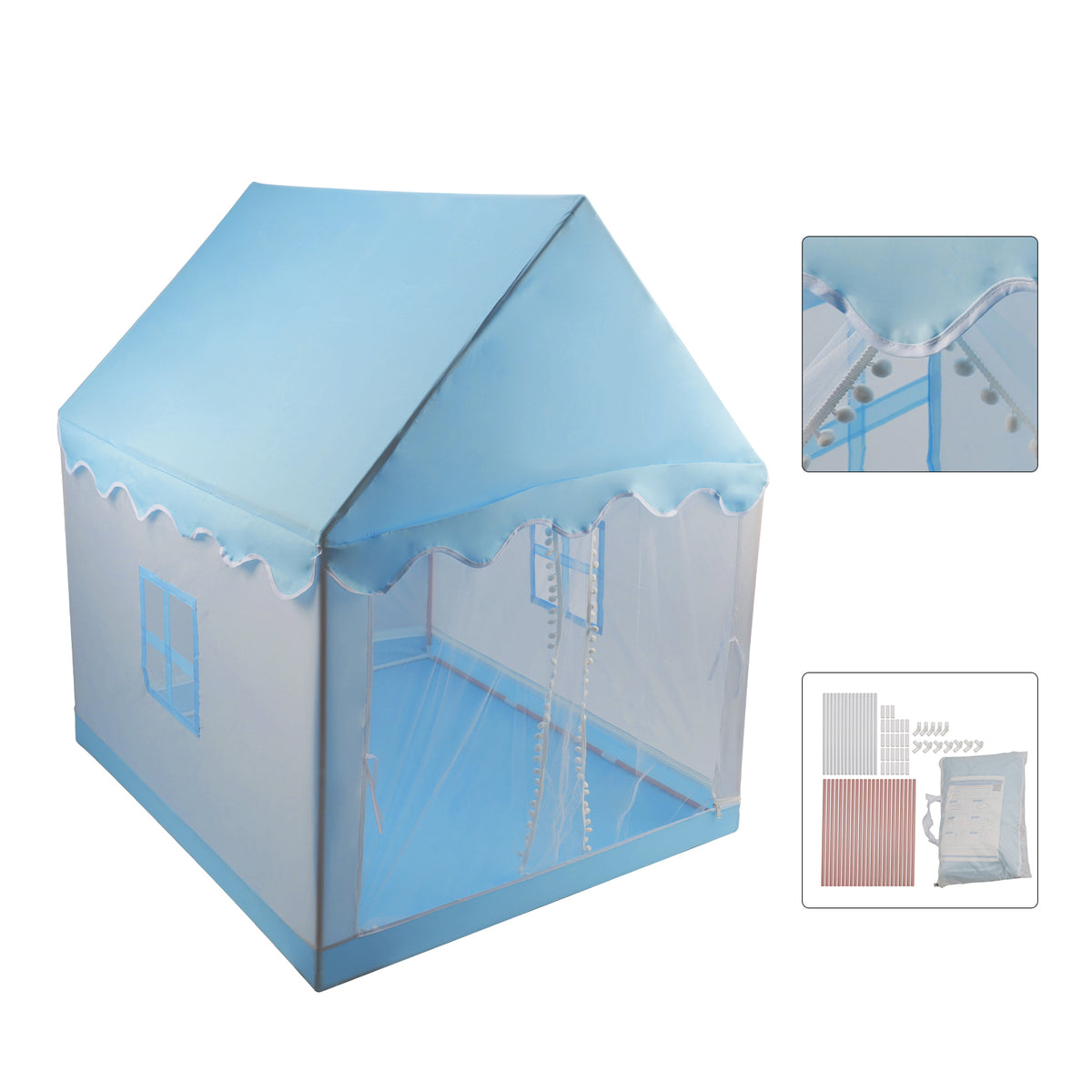 Kids Indoor Play Tent for Boys & Girls