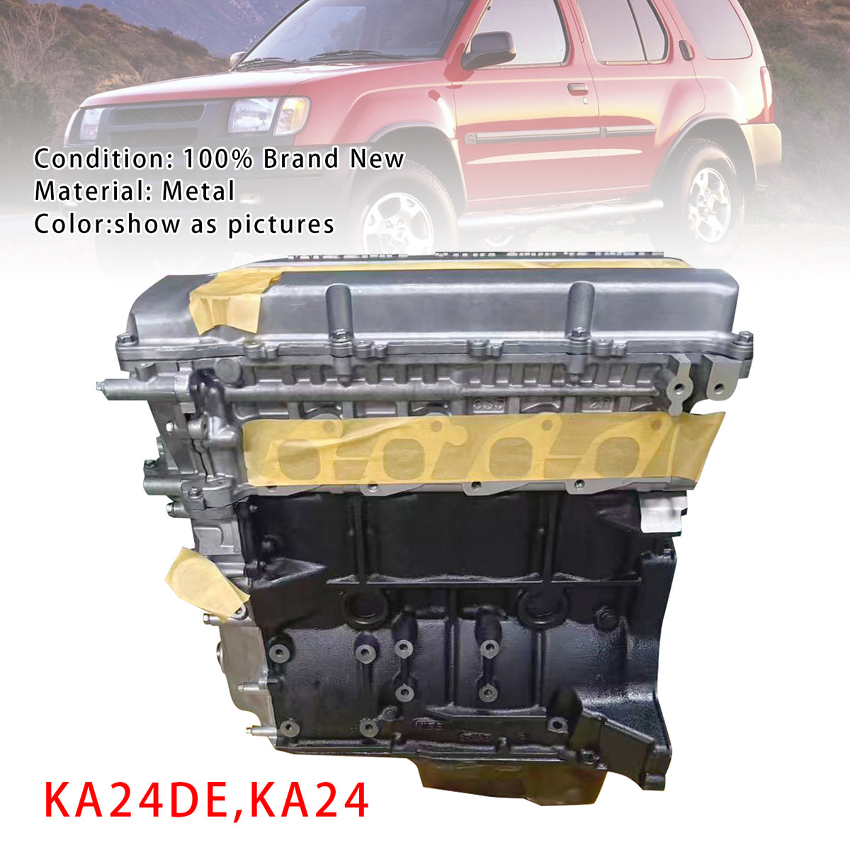 2000-2004 Nissan Xterra 2.4L New Motor Engine Block KA24DE KA24 Generic