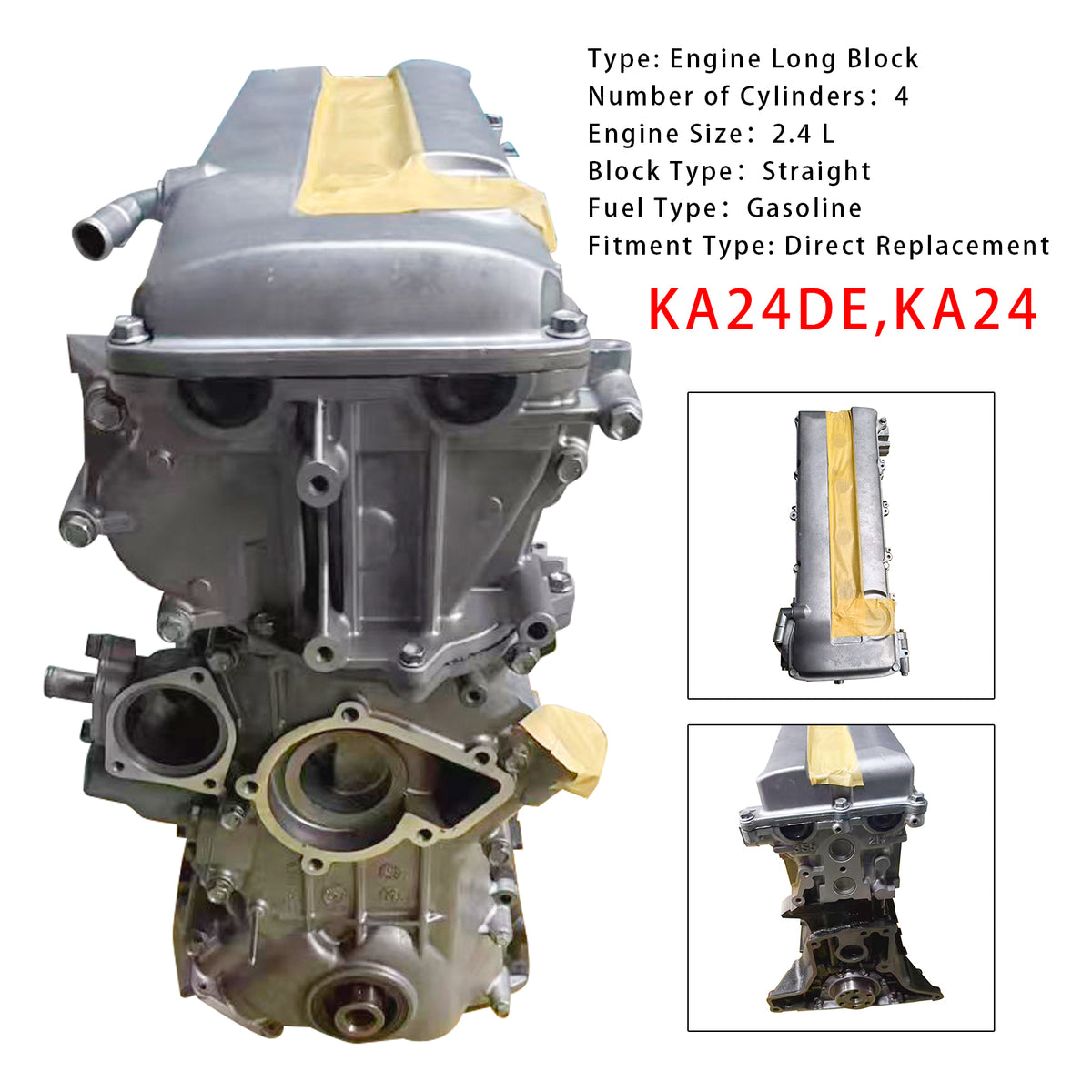 2000-2004 Nissan Xterra 2.4L New Motor Engine Block KA24DE KA24 Generic