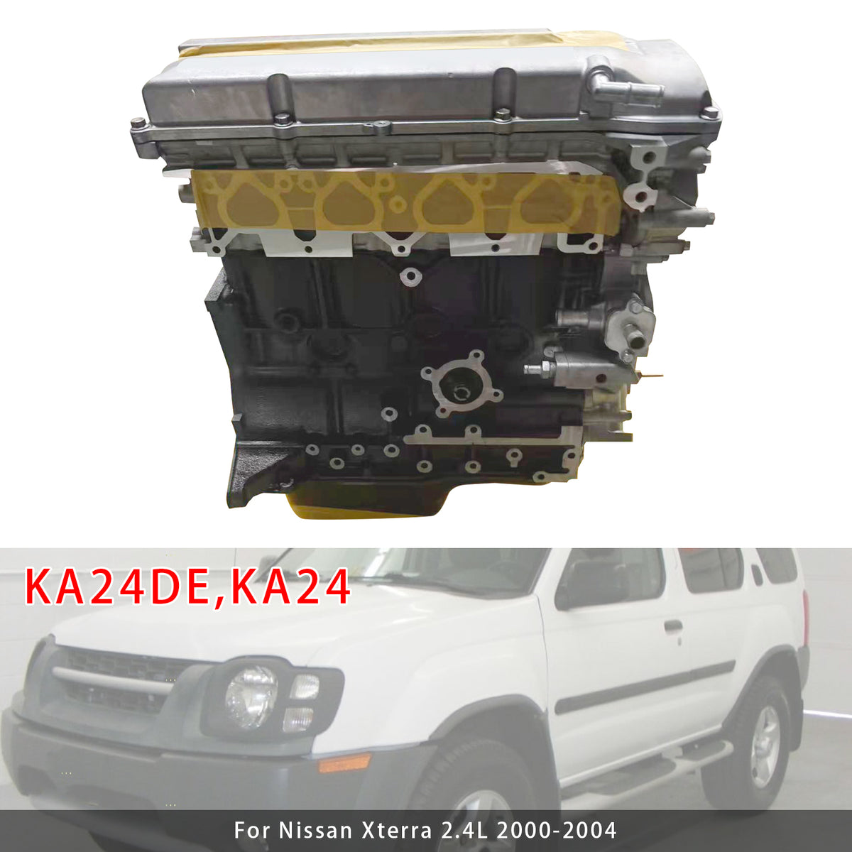 2000-2004 Nissan Xterra 2.4L New Motor Engine Block KA24DE KA24 Generic