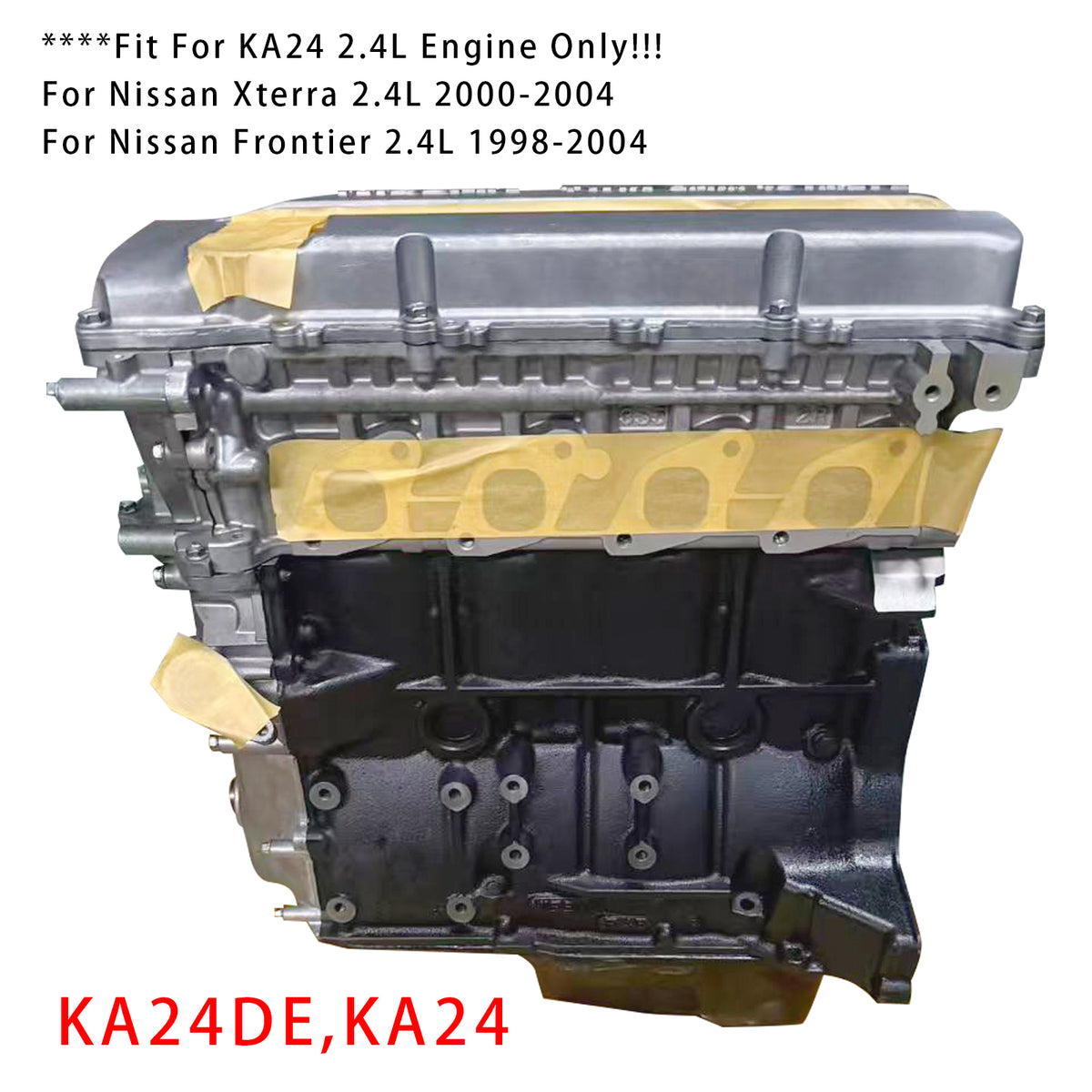 2000-2004 Nissan Xterra 2.4L New Motor Engine Block KA24DE KA24 Generic