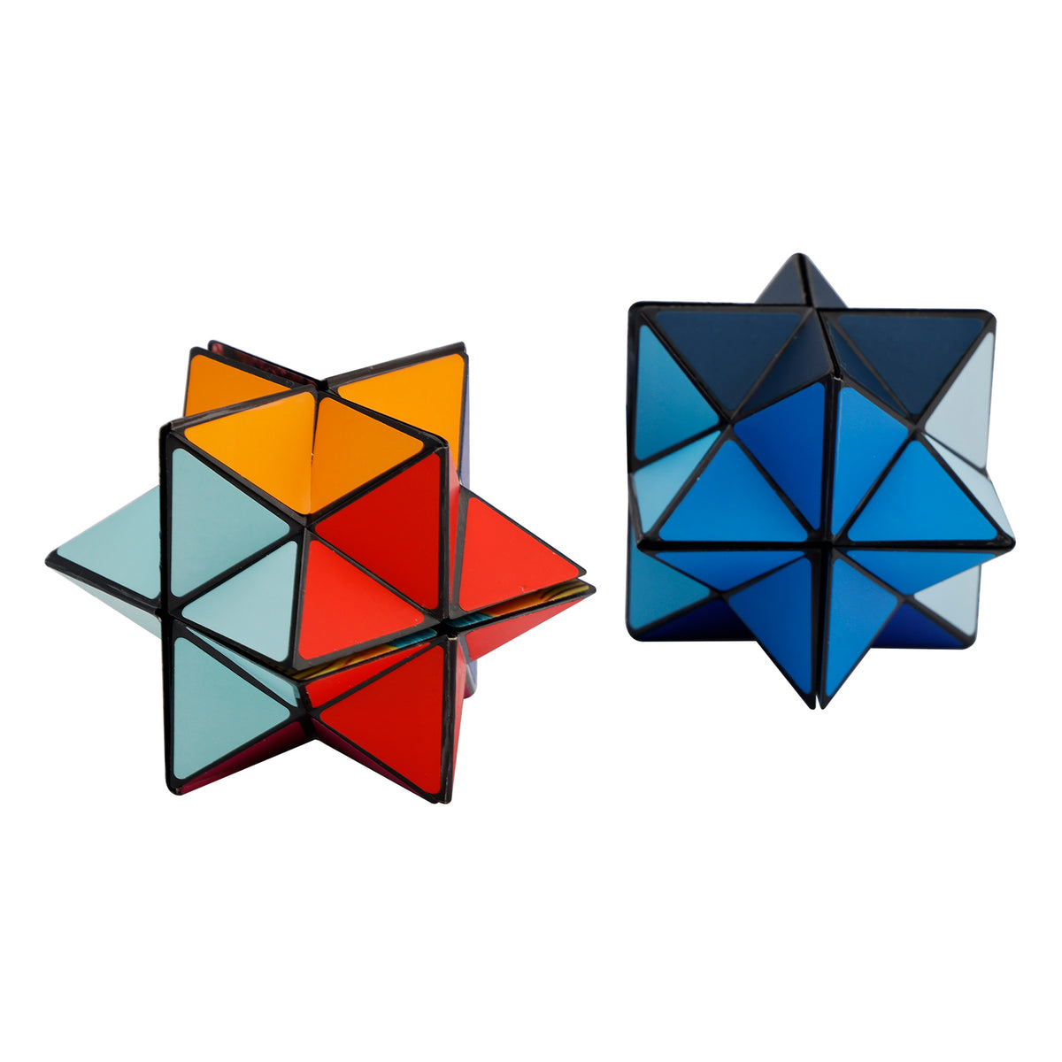 2 In 1 Ocean Style Star Cube Magic Cube Set For Kid And Adult Toy Ages 8-12
