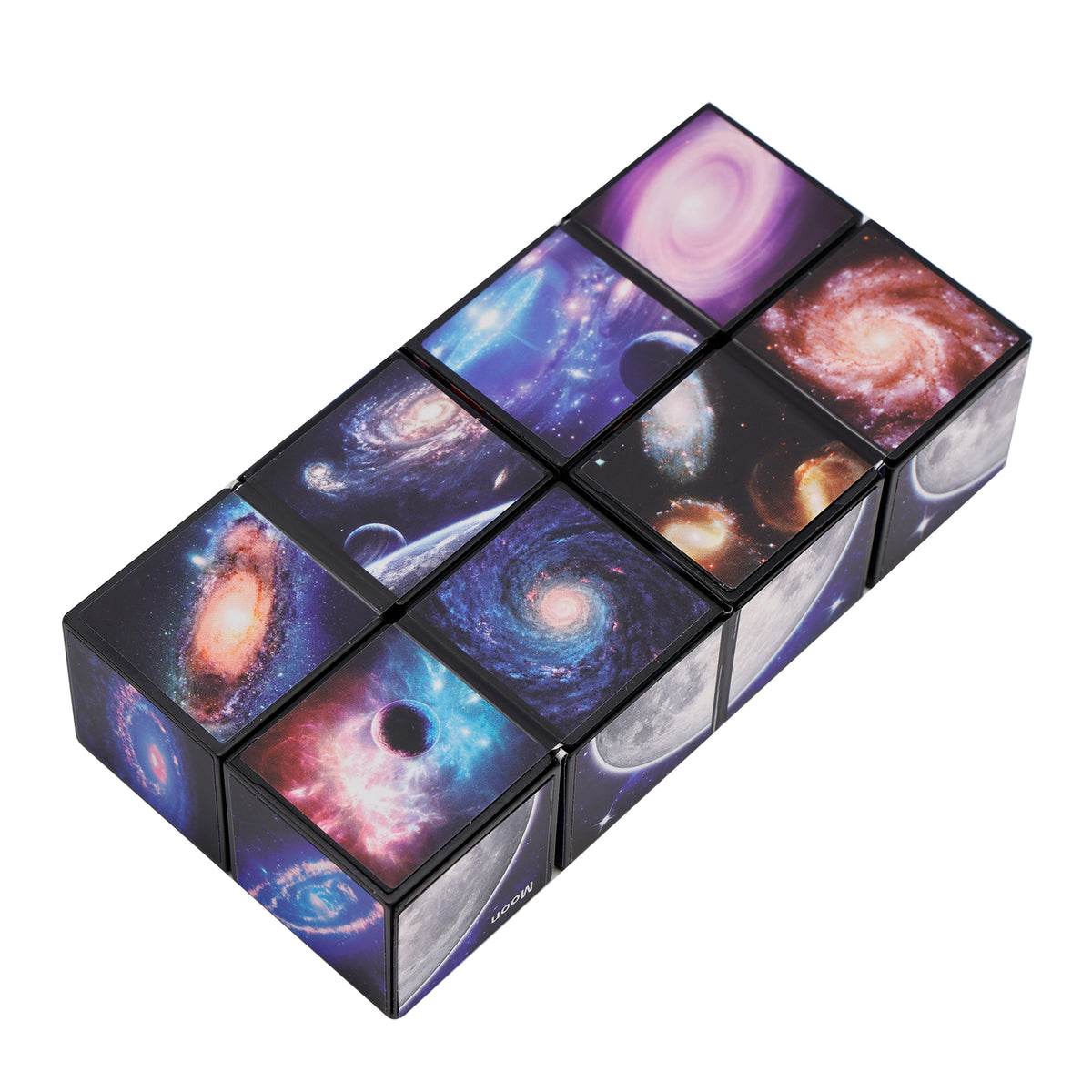 2 In 1 Earth Style Star Cube Magic Cube Set For Kid And Adult Toy Ages 8-12