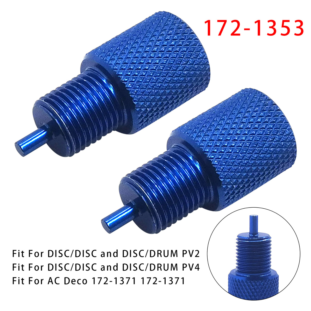 2x Brake Proportioning Valve Bleeder Tool For DISC DRUM PV2 and PV4 AC 172-1353