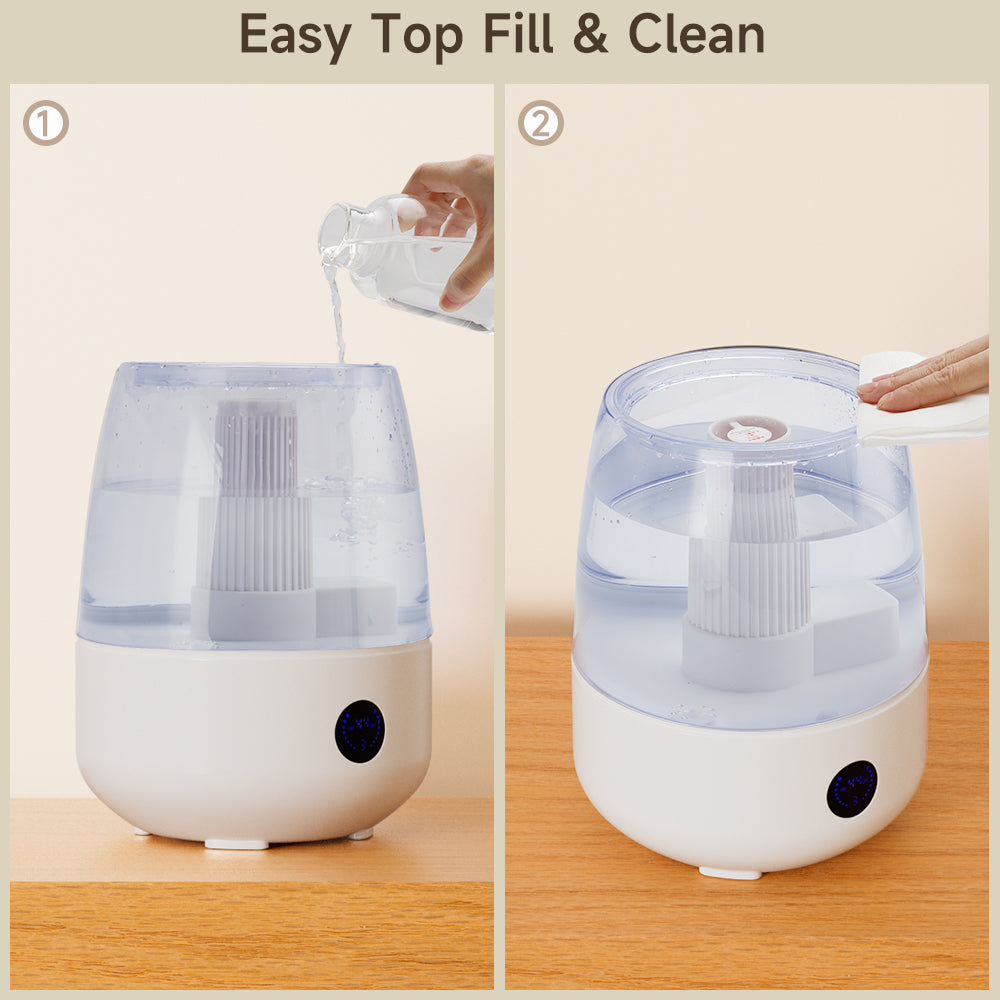 Humidifiers for Bedroom Large Room Home (6.8L) Cool Mist Top Fill Essential Oil Diffuser for Baby & Plants&Pet  Large capacity With remote control