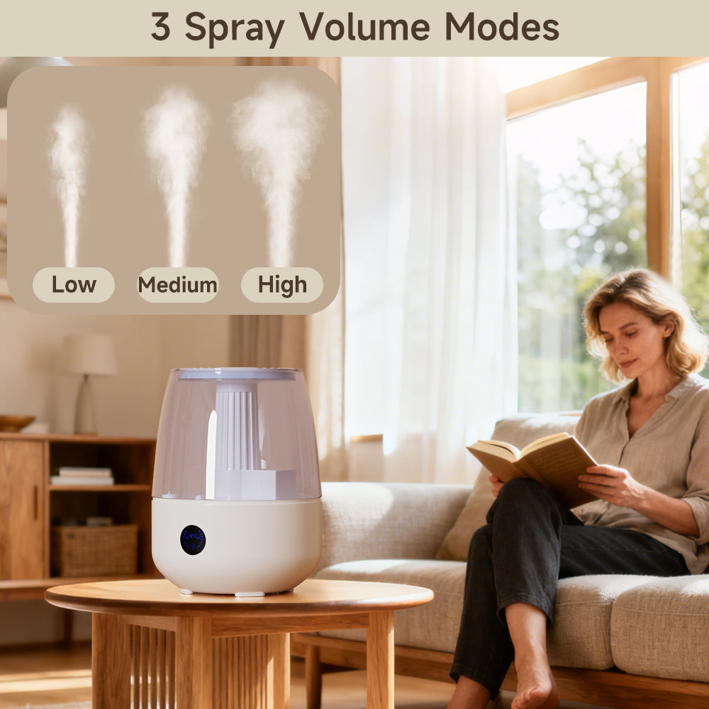 Humidifiers for Bedroom Large Room Home (6.8L) Cool Mist Top Fill Essential Oil Diffuser for Baby & Plants&Pet  Large capacity With remote control