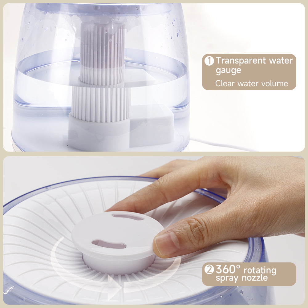 Humidifiers for Bedroom Large Room Home (6.8L) Cool Mist Top Fill Essential Oil Diffuser for Baby & Plants&Pet  Large capacity With remote control