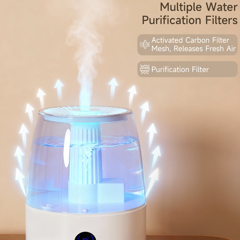 Humidifiers for Bedroom Large Room Home (6.8L) Cool Mist Top Fill Essential Oil Diffuser for Baby & Plants&Pet  Large capacity With remote control