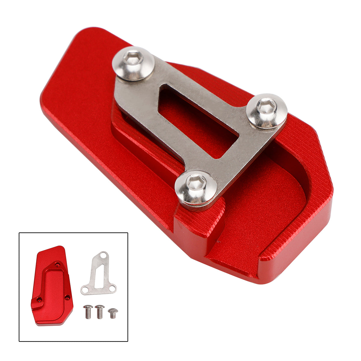 Extension Brake Foot Pedal Enlarger Pad Cnc Red For Bmw S1000Xr 2015-2019 18