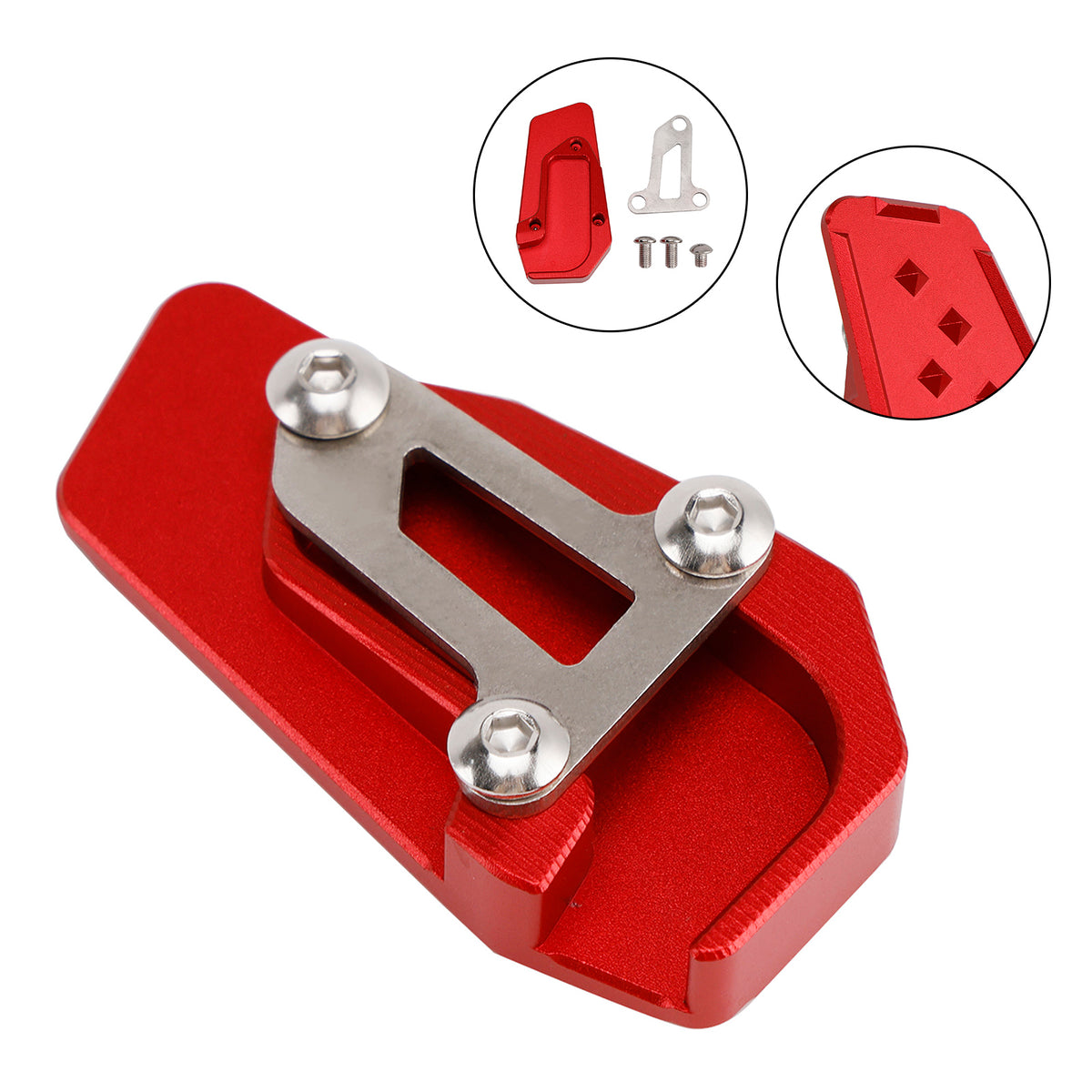 Extension Brake Foot Pedal Enlarger Pad Cnc Red For Bmw S1000Xr 2015-2019 18