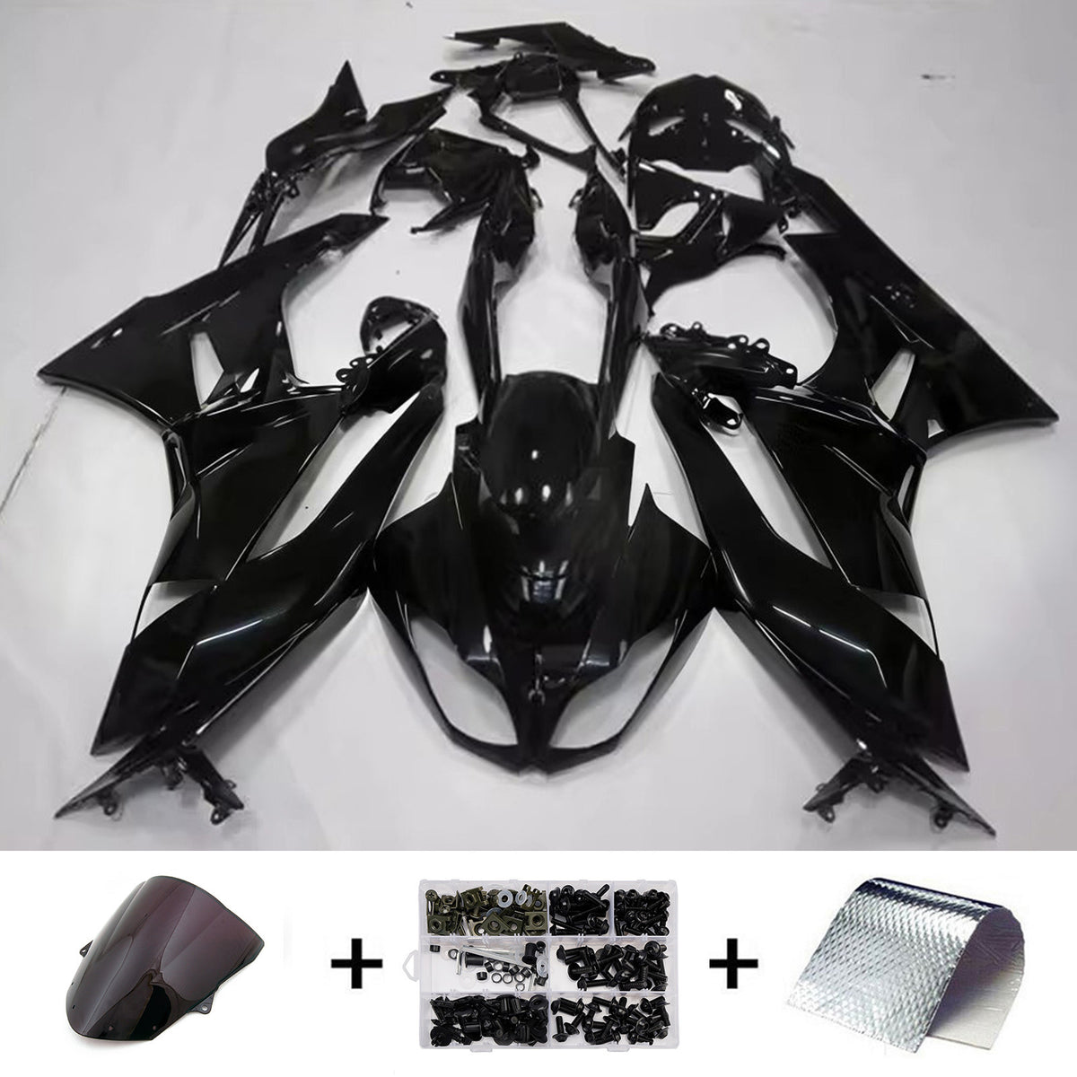 2009-2012 Kawasaki ZX6R 636 Injection Fairing Kit Bodywork Plastic ABS Generic