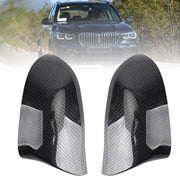 Carbon Side Mirror Cover Caps M Style For BMW X5 F15 X6 F16 28i 35i 15-18