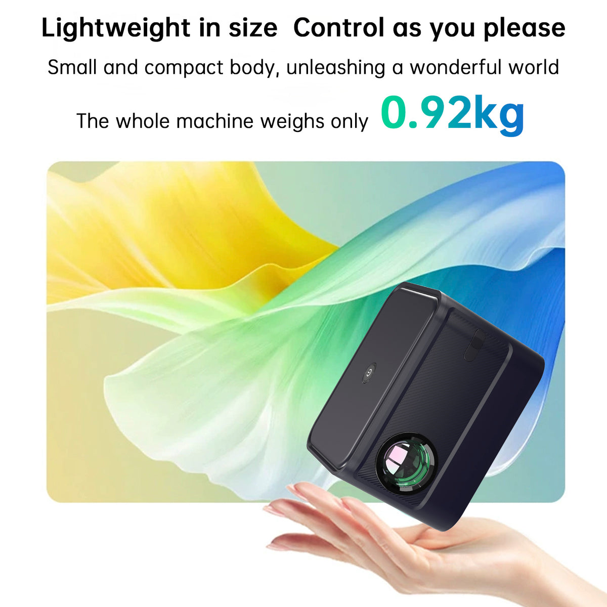 4K Projector Smart Android Home Projector Dual Frequency HD Projector Bedroom US