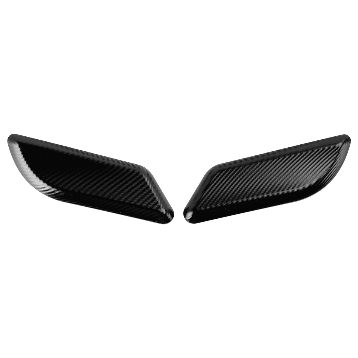 Billet Black Mirror Block Off Plates for Ducati 959 1299 Panigale 2015-2019