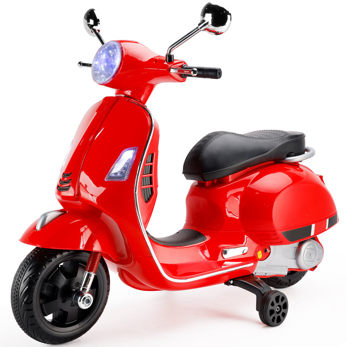Dual Electric 6V Ride On Motorcycle Toy Car For Kid 3 Wheeler Toy Car Red