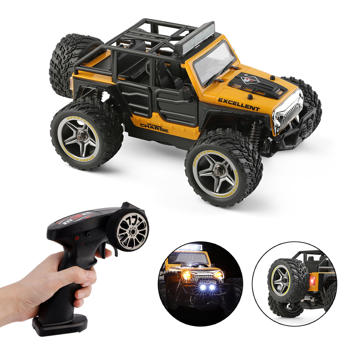 Wltoys 22201 1/22 Crawler 22km/h Brushed 2.4GHz Crawler 2WD Remote Control Car