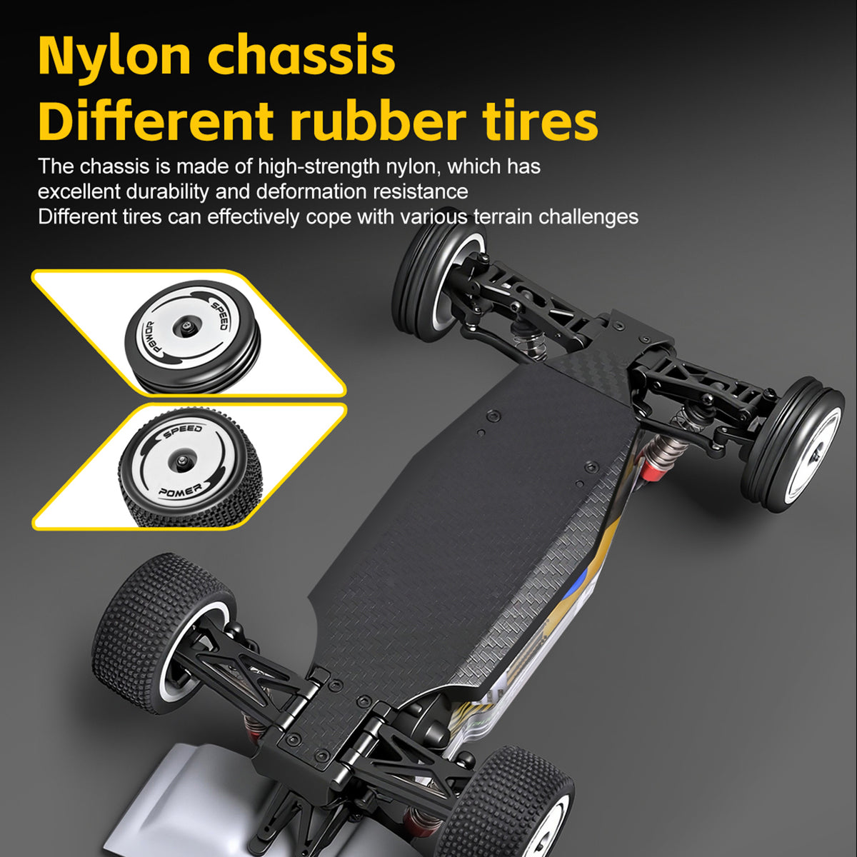 Wltoys 244016 2.4G 1:24 Scale 2WD High Speed Racing Off Road Remote Control Car