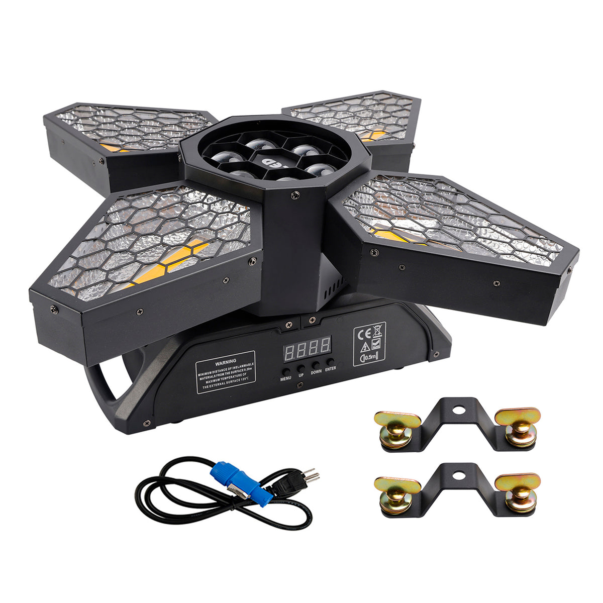4 Arms Bee Eye Zoom Light Beam DMX Stage Light Disco Show Bar Party Lighting
