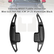 Steering Wheel Paddle Shifter For Mini U25 F65 F66 JCW 24-25 Aluminium Black