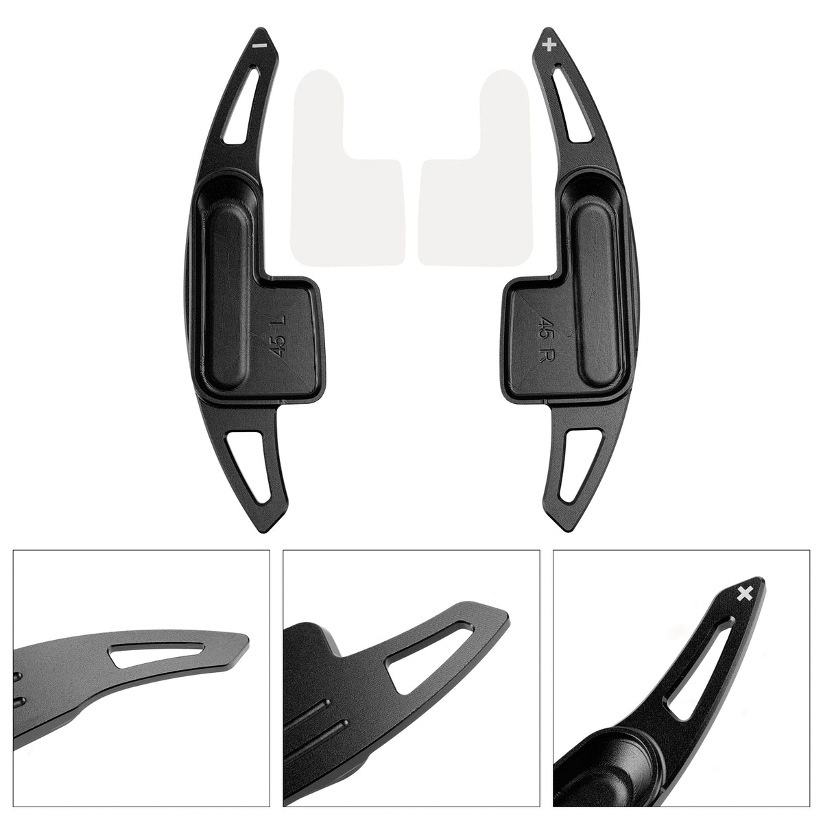 Steering Wheel Paddle Shifter For Mini U25 F65 F66 JCW 24-25 Aluminium Black
