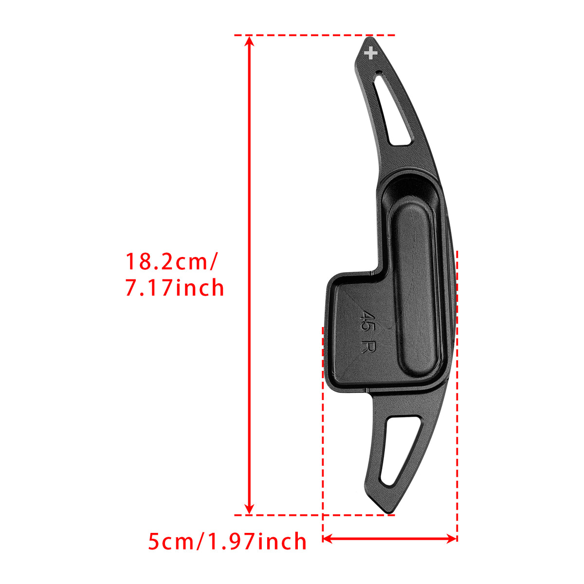 Steering Wheel Paddle Shifter For Mini U25 F65 F66 JCW 24-25 Aluminium Black