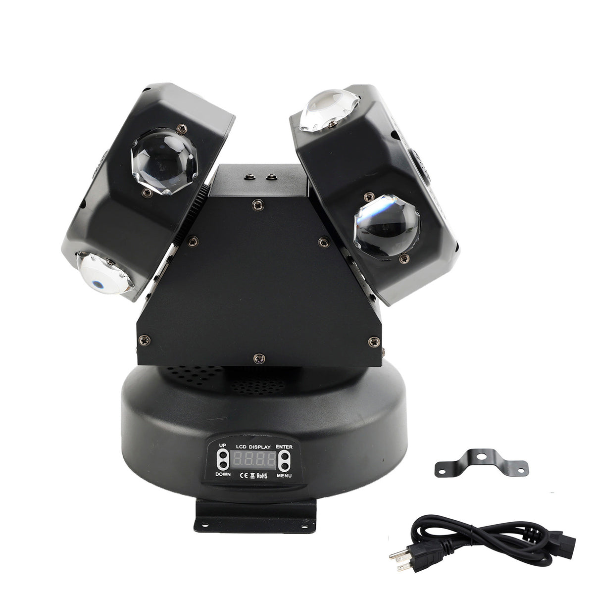 120W Moving Head Light 8 LED Rotating Beam Light RGBW Stage Light DJ Lighting US
