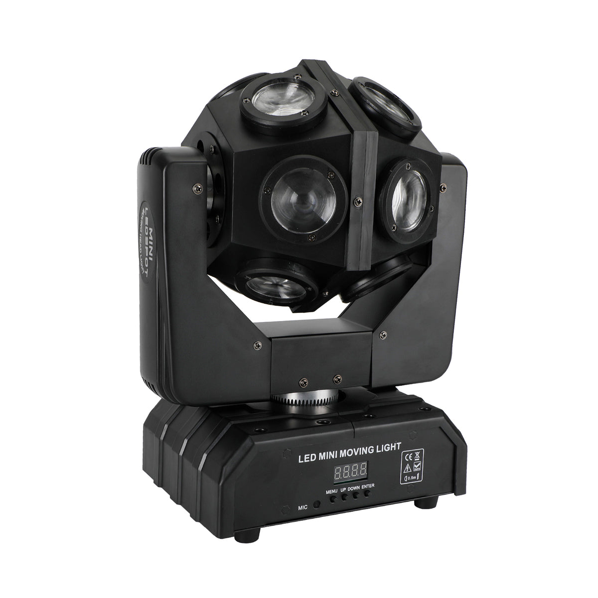 200W Moving Head 12 LED Rotating Beam Stage Light RGBW DJ Disco Party DMX US