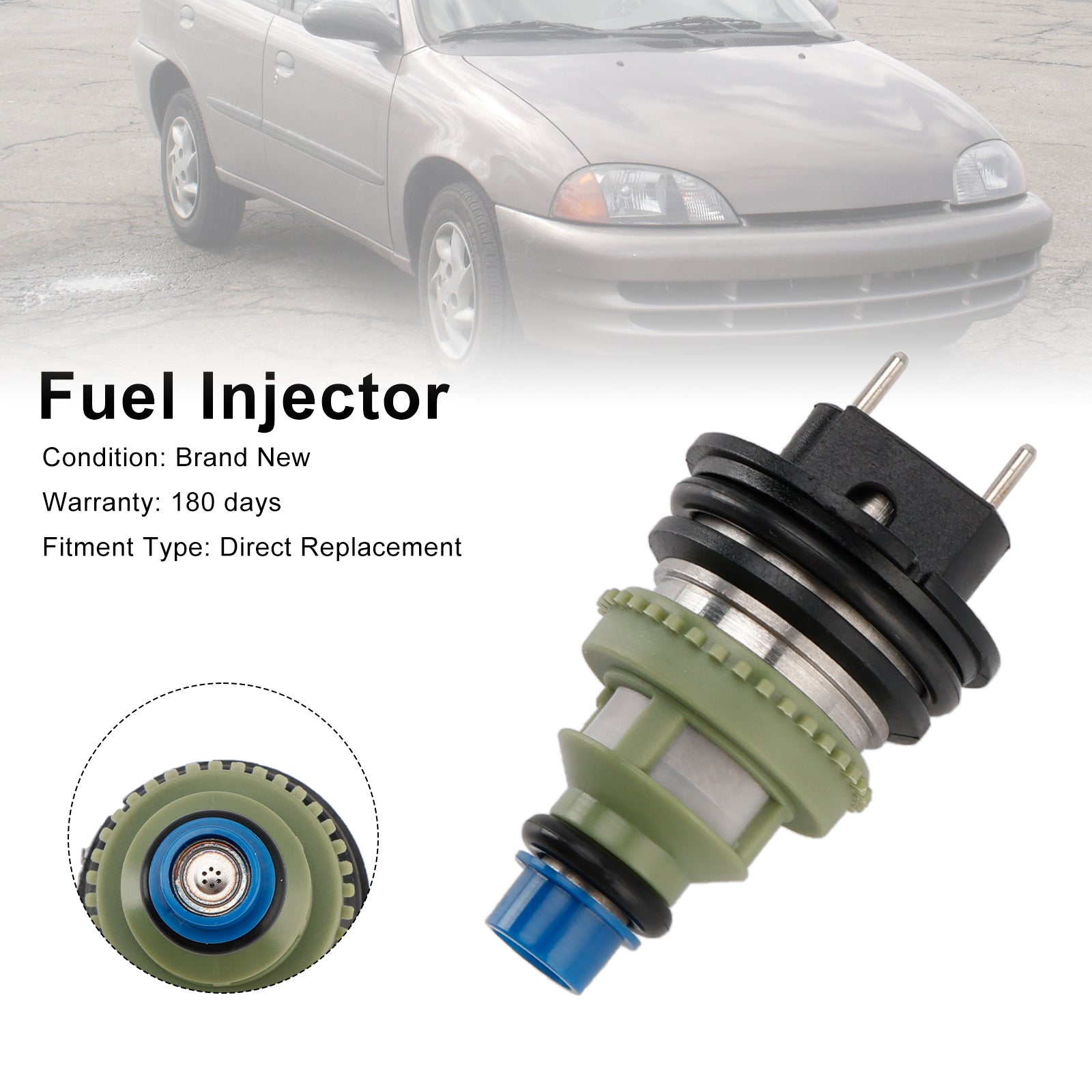 1PCS Fuel Injector 0280150661 Fit Geo Metro Fit Suzuki Swift 1.0L 195500-2160
