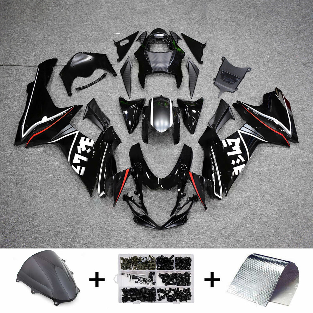 2011-2026 Suzuki GSXR 600 Injection Fairing Kit Bodywork Plastic ABS M888-S112-228X1 Generic
