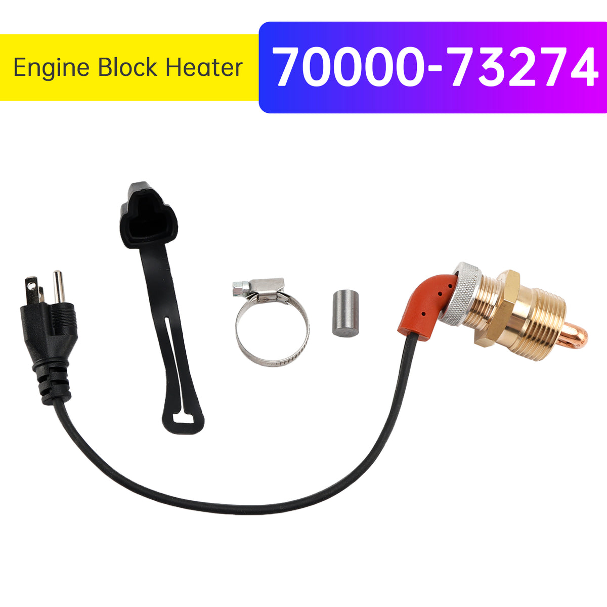 Kubota B5200D Engine Block Heater 70000-73274 70000-91510 Generic
