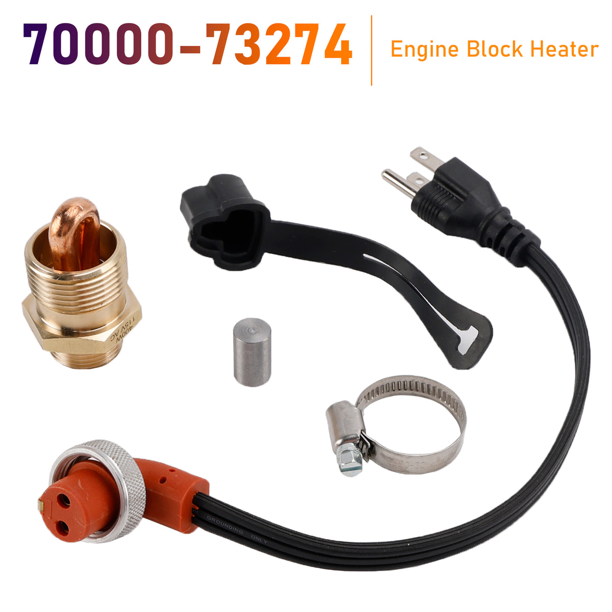 Kubota B5200D Engine Block Heater 70000-73274 70000-91510 Generic